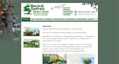 Desktop Screenshot of baum-garten-hauck.de